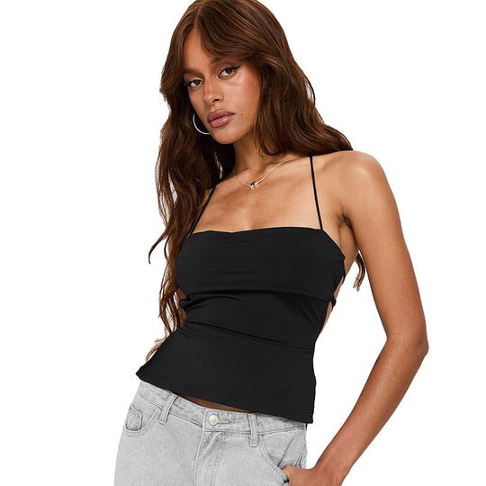 Damen lässiges Trägershirt mit hochwertigem Material und modischem Schnitt EB