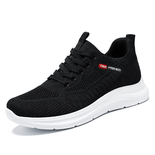 Damen Leichte Fitness Sneakers mit atmungsaktivem Mesh-Obermaterial EB