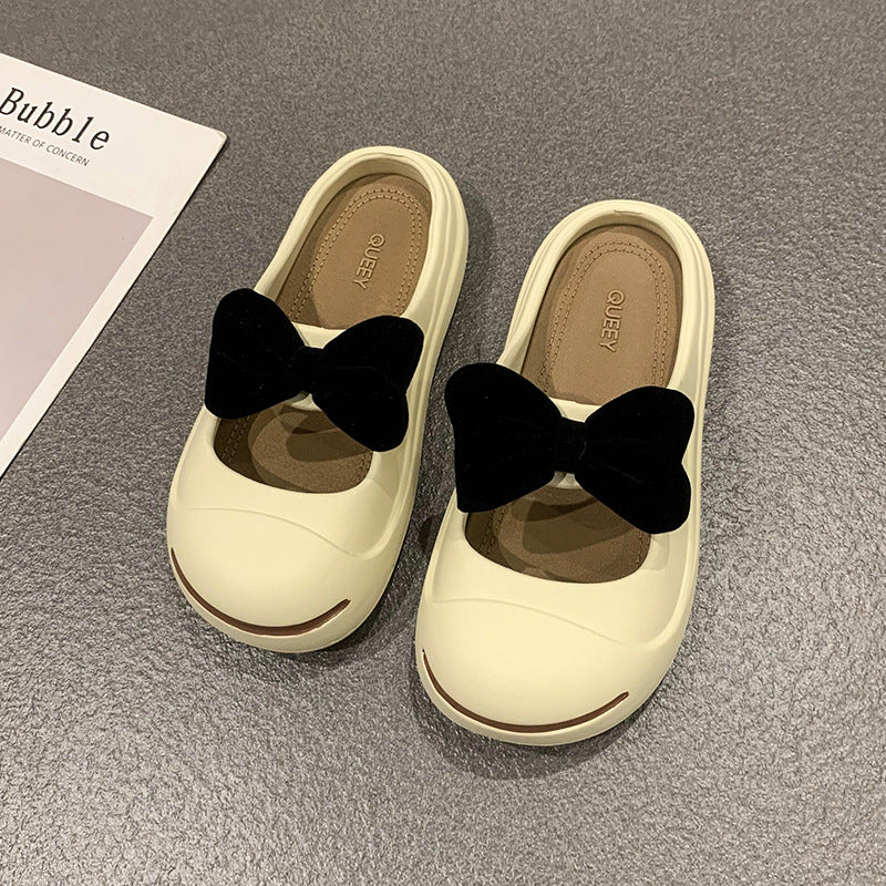 Damen Ballerinas mit elegantem Schleifen-Detail und rutschfester Sohle EB