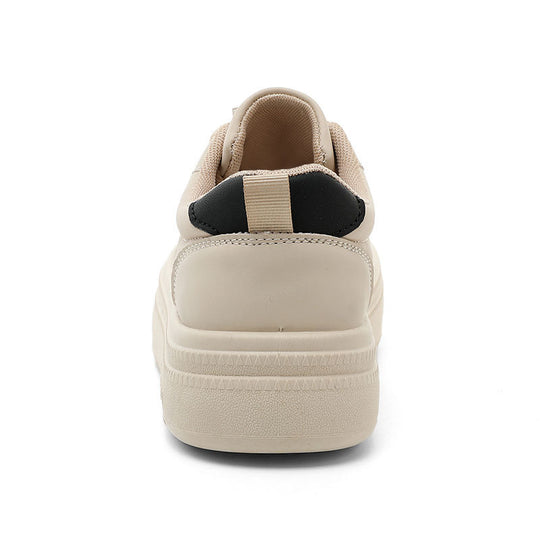Damen modische Plateau-Sneaker mit atmungsaktiver Oberflächenstruktur und dämpfender Sohle EB