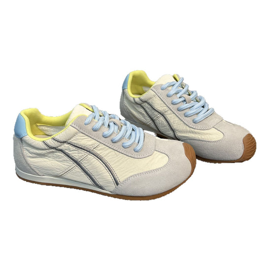 Damen Sneaker aus hochwertigem Leder und atmungsaktivem Material EB