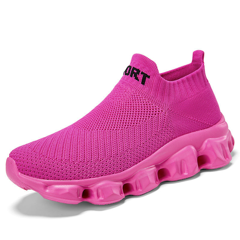 Damen Strick-Sneaker mit flexiblem Schaft und optimierter Dämpfung EB