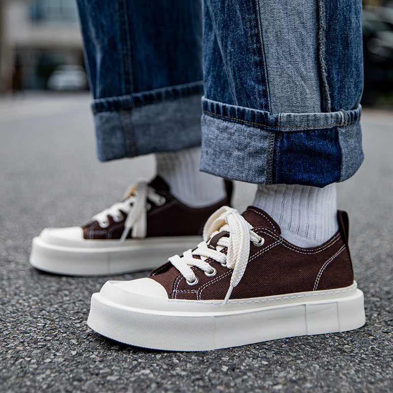 Damen Trendige Sneakers mit dicker Sohle EB