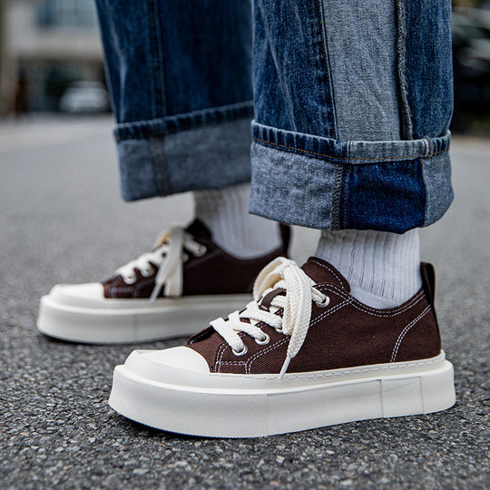 Damen Trendige Sneakers mit dicker Sohle EB