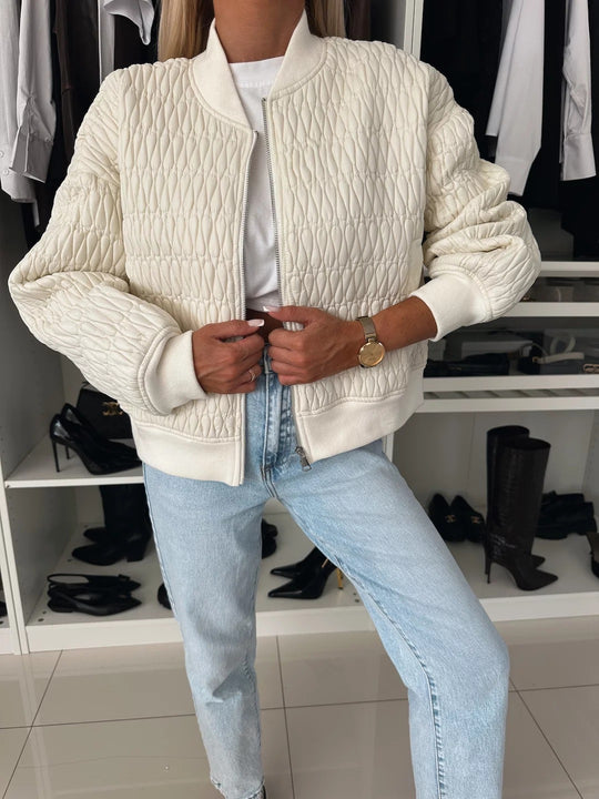 Damen Steppjacke mit komfortabler Passform und elastischen Bündchen EB