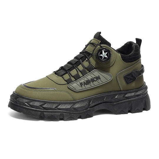 Herren Modische hochliegende Sneakers mit innovativem Verschluss EB