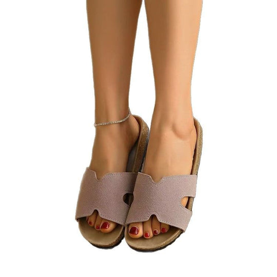 Damen Komfortable Riemchensandalen mit modischem Überkreuz-Design EB