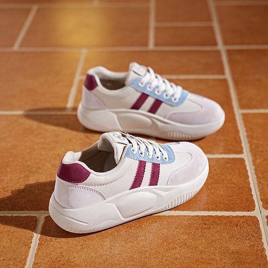 Damen komfortable Sneaker mit ergonomischer Dämpfung und sportlichem Design EB