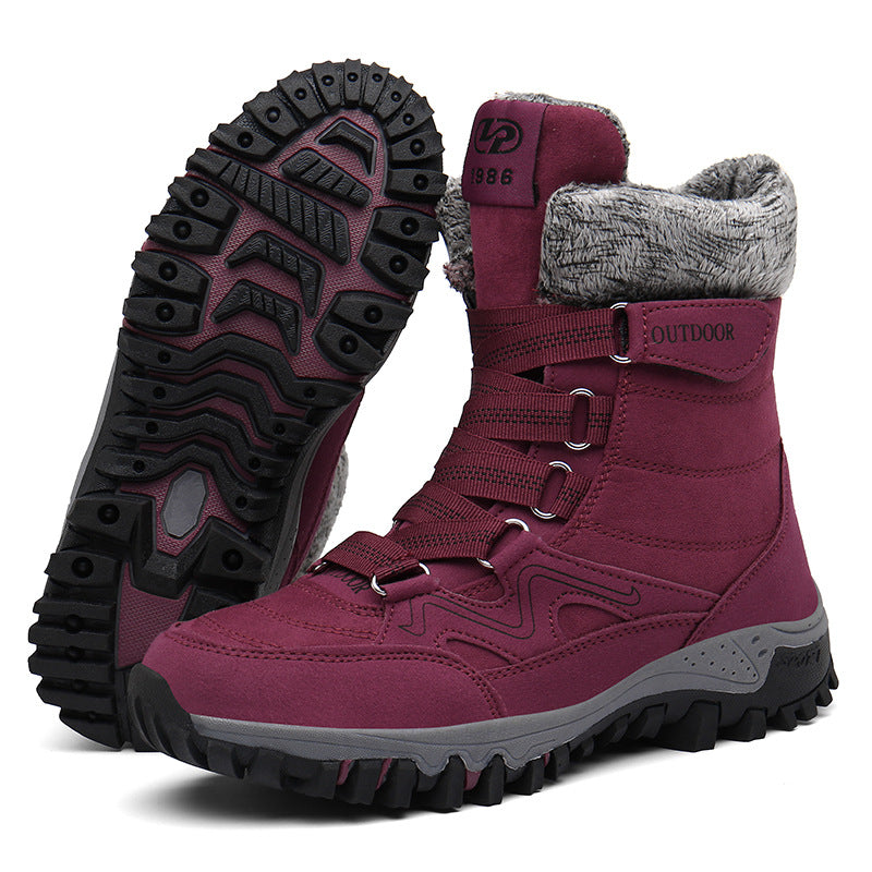 Damen Outdoor-Winterstiefel mit rutschfester Sohle und isolierendem Innenfutter EB