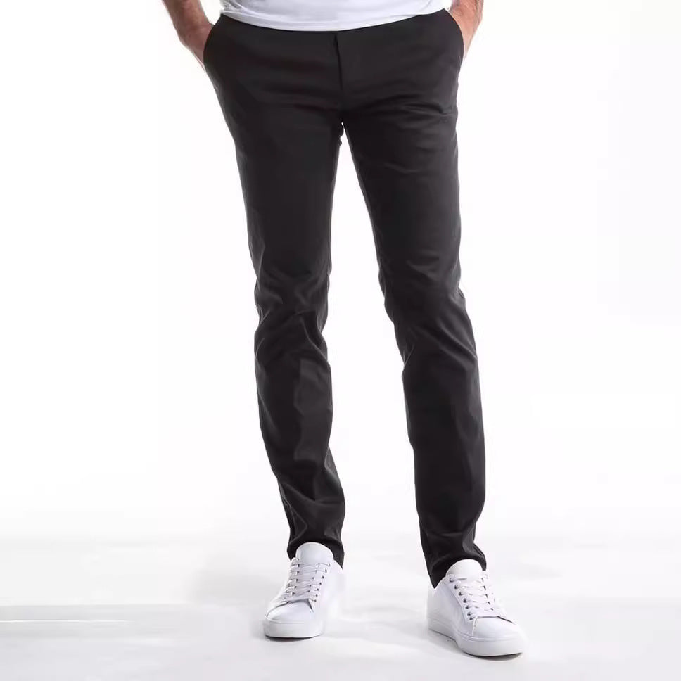 Herren Slim-Fit Chinohose aus atmungsaktivem Material EB