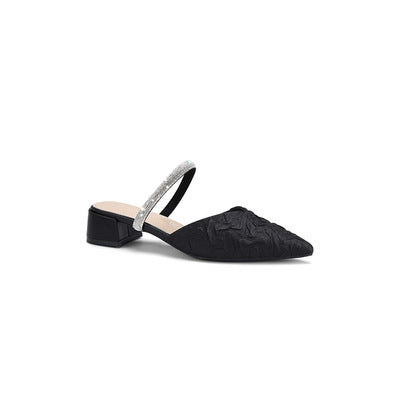 Damen Slingback-Pumps mit glitzerndem Riemchen und eleganter Spitze EB