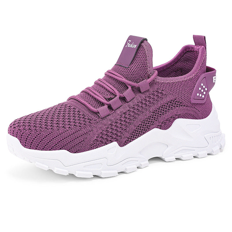 Damen modische Sport Sneakers mit atmungsaktiver Mesh-Oberfläche und stabiler Dämpfung EB