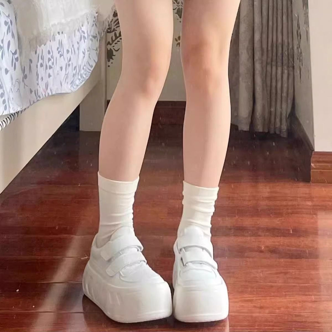 Damen Sneakers mit Klettverschluss und dämpfender Sohle EB