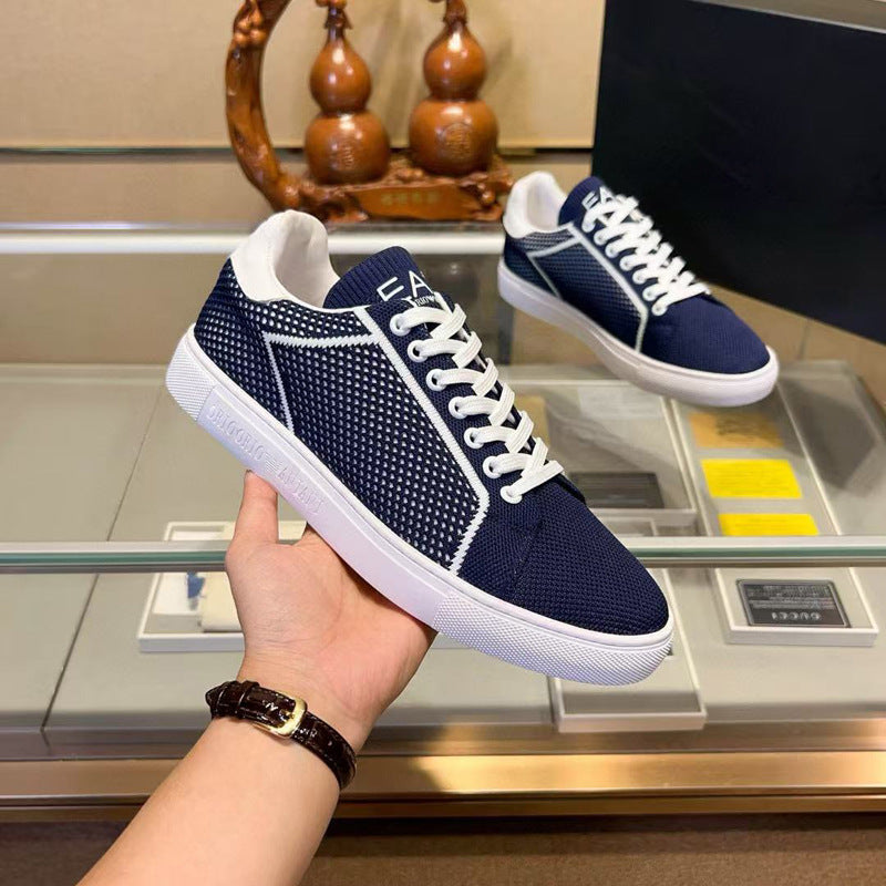 Damen Sportliche Sneaker mit atmungsaktiver Netzstruktur und rutschfester Sohle EB