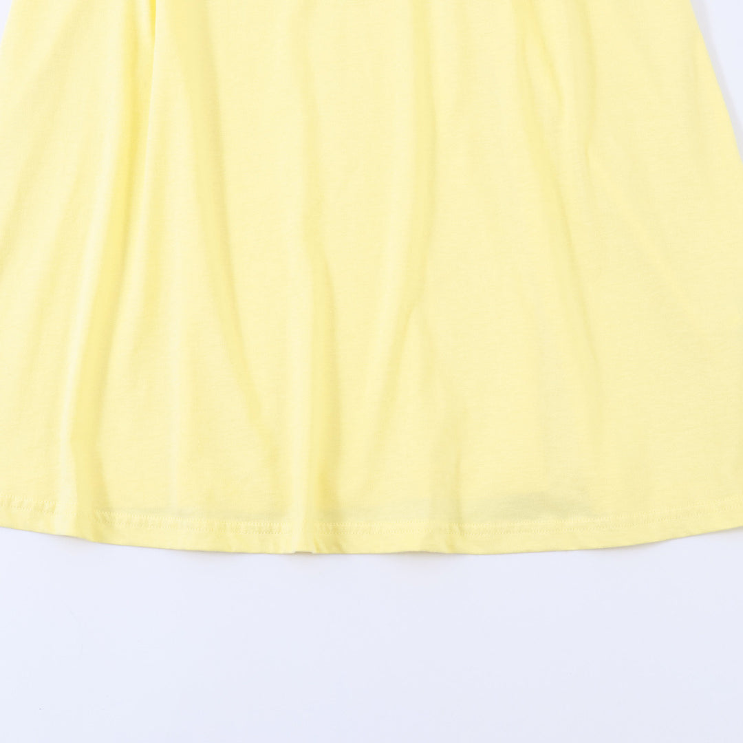 Damen Baumwolle Maxikleid mit langen Ärmeln EB