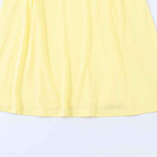 Damen Baumwolle Maxikleid mit langen Ärmeln EB