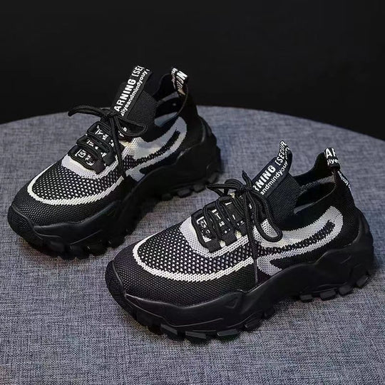 Damen Sportliche High-Performance Sneakers mit elastischem Einstieg und atmungsaktivem Obermaterial EB