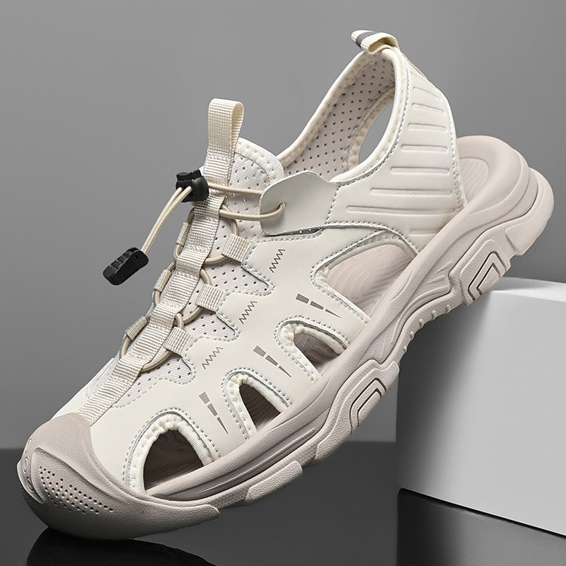 Herren Sportliche Outdoor-Sandalen mit rutschfester Sohle und verstellbarem Riemen EB