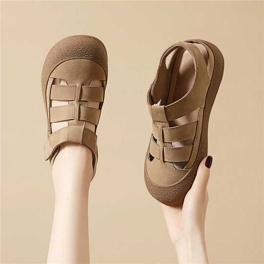 Damen Komfortable Freizeitsandalen mit verstellbaren Riemen EB