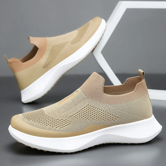 Damen Leichte Sneaker mit elastischem Mesh-Obermaterial EB