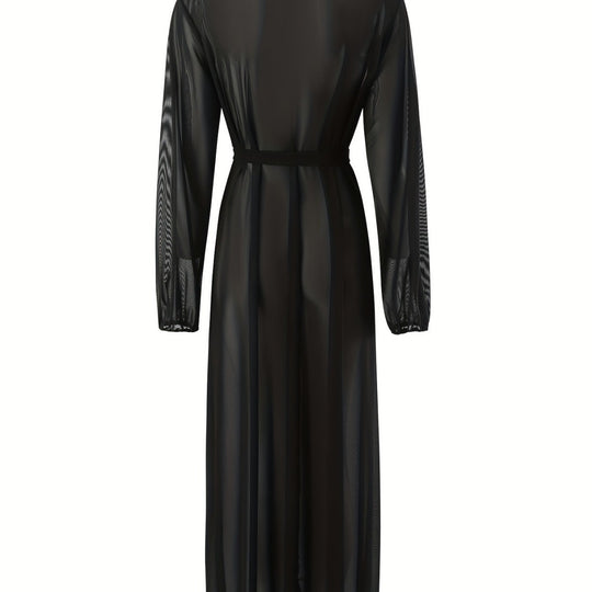 Damen Transparenter Maxikleid EB