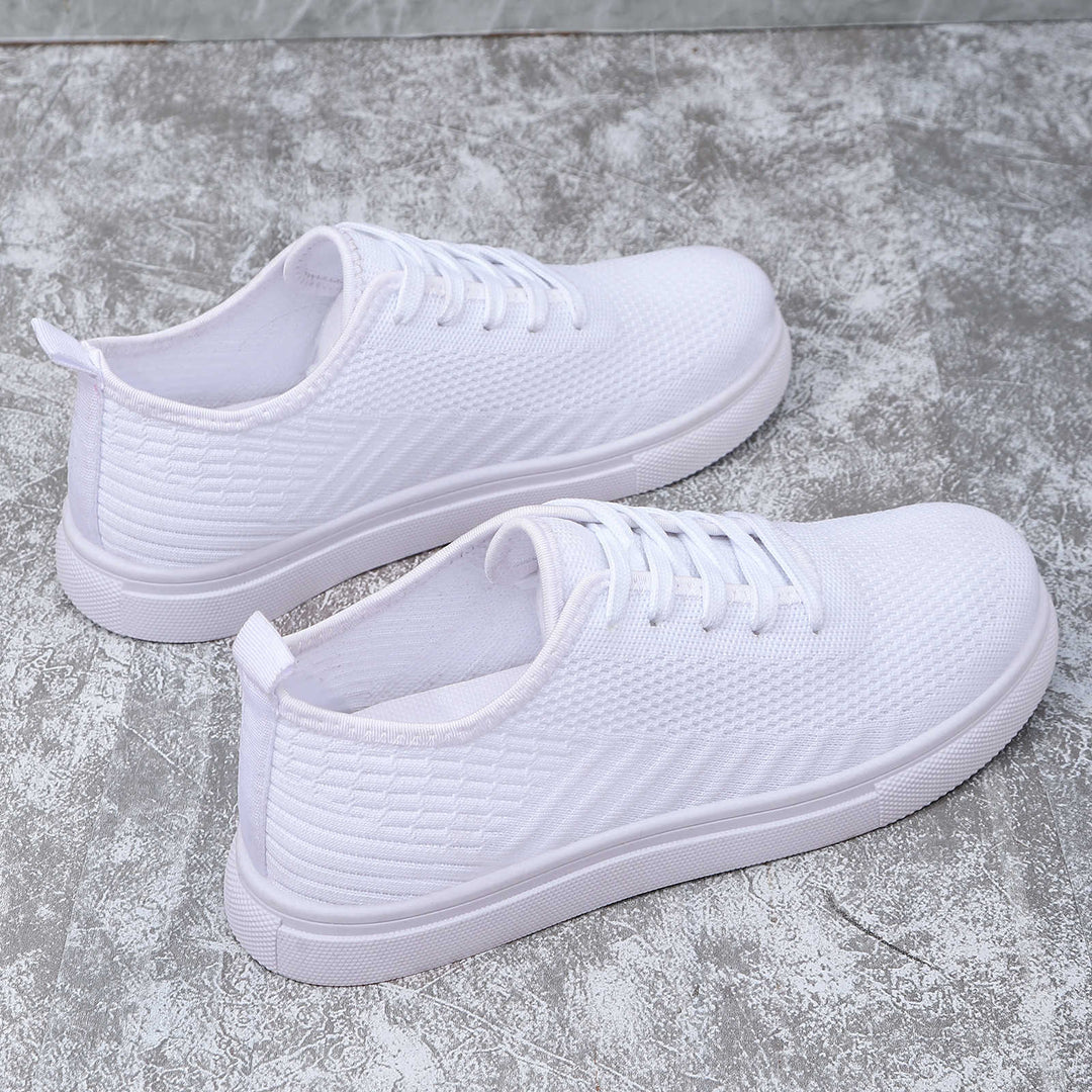 Damen nan leichter Strick-Slip-On Sneaker mit elastischem Sockeneinstieg, atmungsaktivem 3D-Gestrick und dämpfender Leichtsohle EB