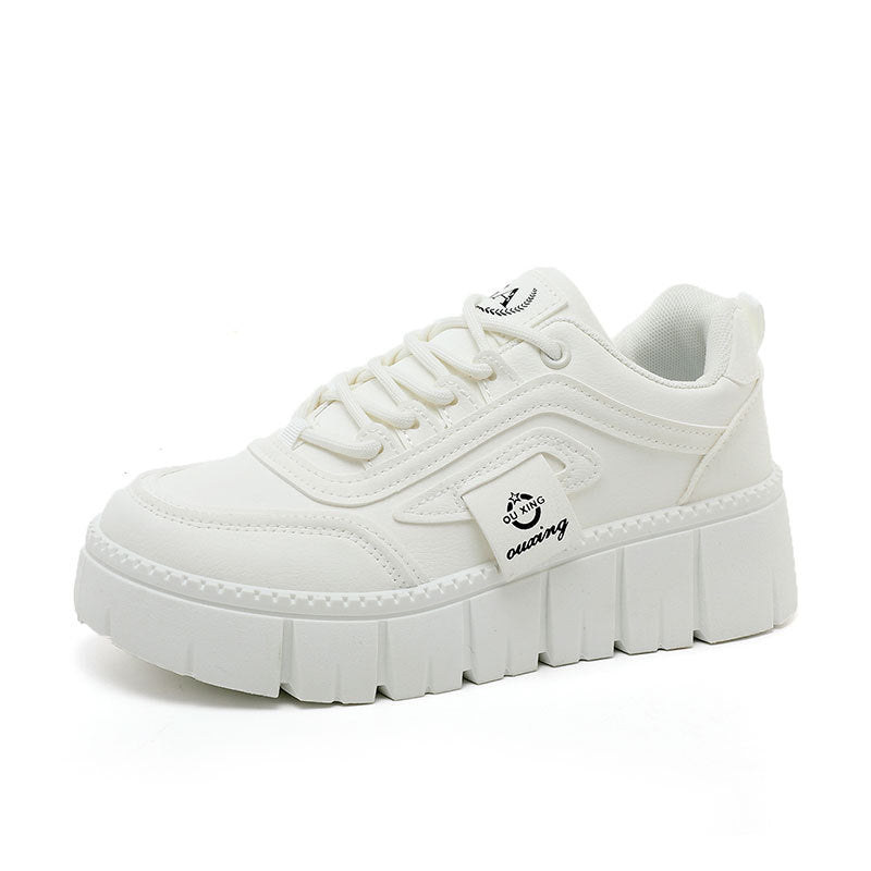 Damen Plattform Sneakers mit dämpfendem Sohlenprofil und sportlichem Design EB