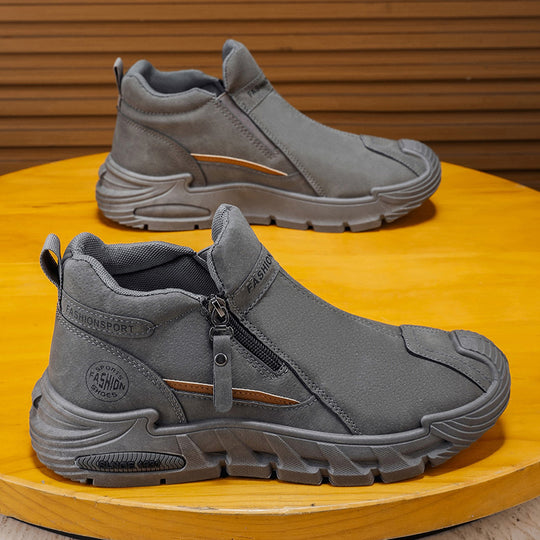 Damen modulare Stiefel mit seitlichem Reißverschluss EB