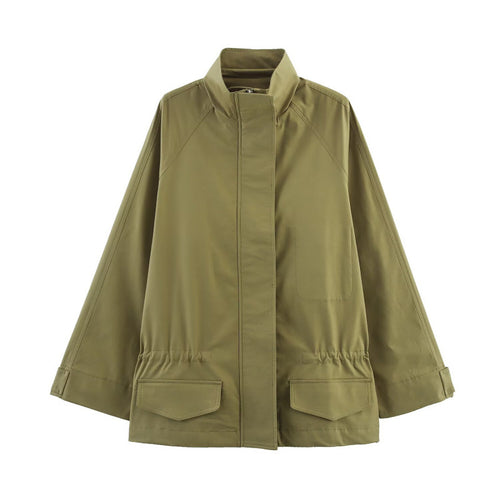 Damen Übergangsjacke mit praktischem Reißverschluss und großen Taschen EB
