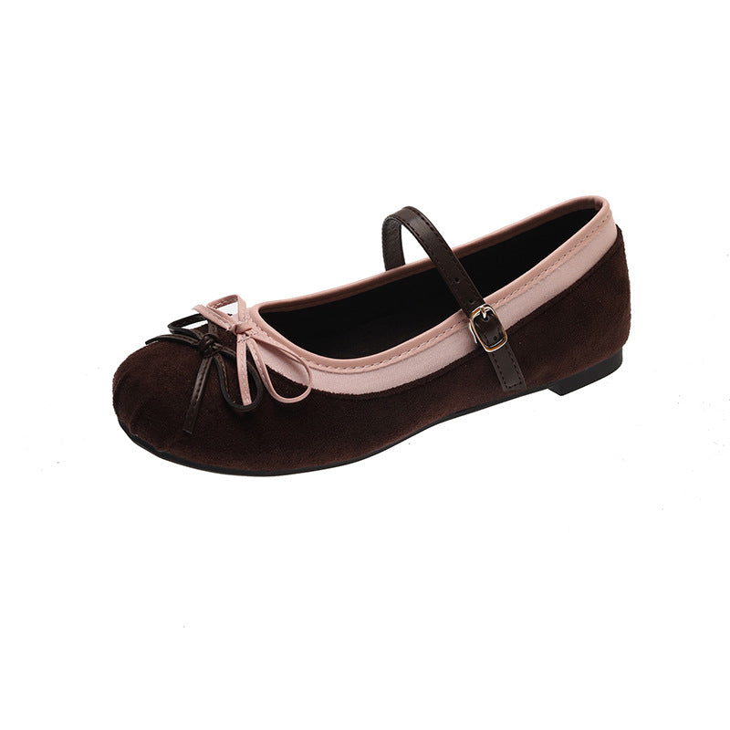 Damen Ballerinas mit elegantem Schnallen-Design und glitzerndem Obermaterial EB