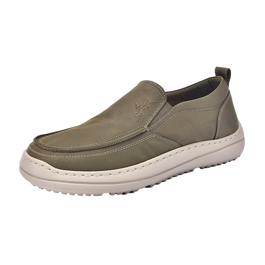 Herren Slip-On Komfortschuhe mit atmungsaktiver Oberflächenstruktur EB