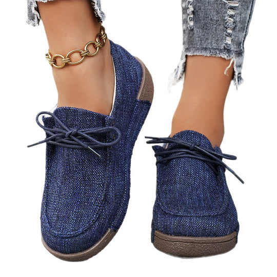 Damen Alltagssneakers mit weicher Textiloberfläche und flexiblem Sohlenrand EB
