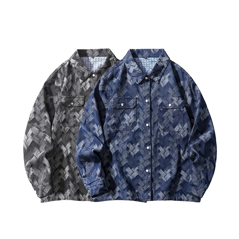 Herren lässige Overshirt EB