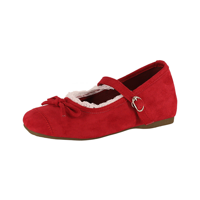 Damen Ballerinas mit dekorativem Riemchen und hochwertigem Obermaterial EB