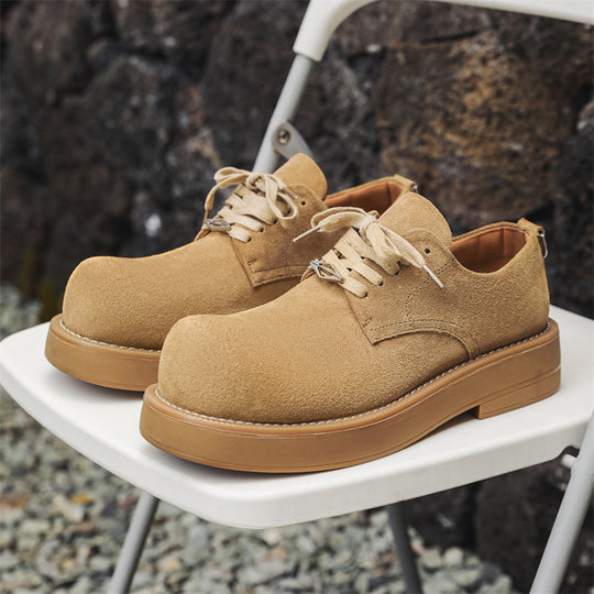 Damen Modische Schnürschuhe aus Wildleder mit ergonomischer Sohle EB