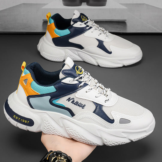Damen Sportliche Chunky Sneakers mit atmungsaktiver Mesh-Oberfläche und dämpfender Sohle EB