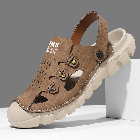 Herren Atmungsaktive Outdoor-Sandalen mit flexiblem Fußbett und rutschfester Sohle EB
