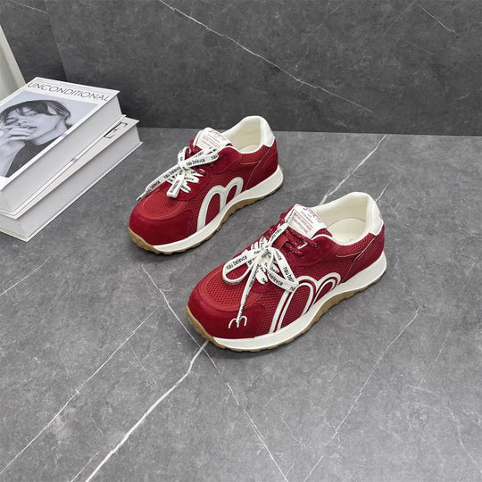 Damen Sportliche Sneakers mit atmungsaktivem Obermaterial und dämpfender Sohle EB