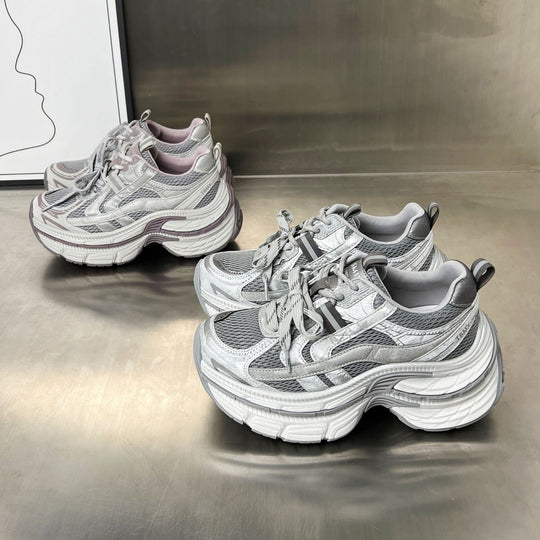 Damen Sportliche Fitness-Sneaker mit überlegener Dämpfung und atmungsaktiver Struktur EB