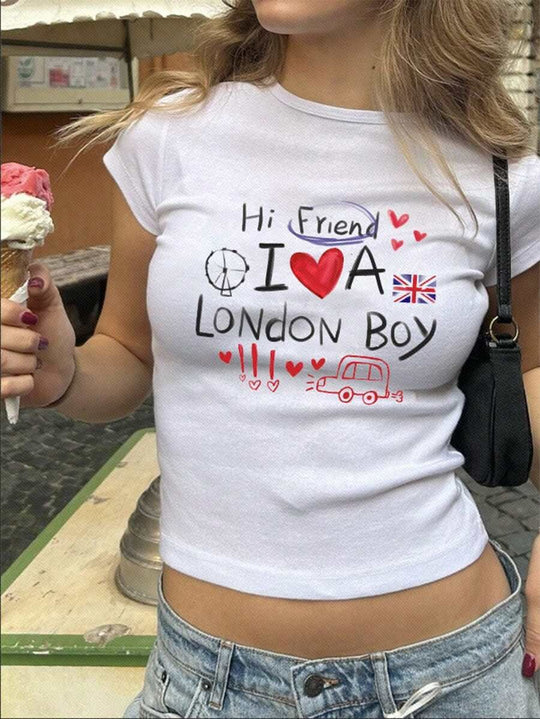Damen T-Shirt mit künstlerischem Katzenmotiv EB