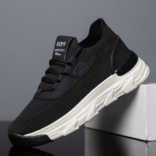 Damen Sportliche High-Performance Sneakers mit atmungsaktivem Strick-Obermaterial EB