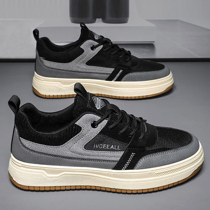 Damen sportliche Sneakers mit gepolsterter Laufsohle und modernem Design EB