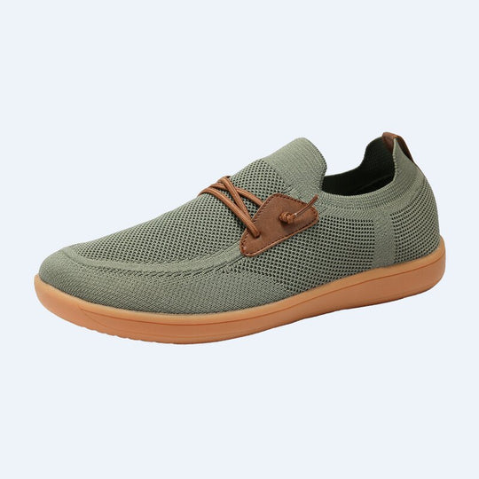 Herren nan atmungsaktiver Strick-Schlupfsneaker mit elastischem Einstieg und dämpfender Leichtsohle EB