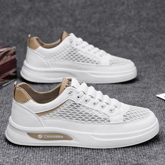 Unisex atmungsaktive Mesh-Plateau-Sneaker mit leichter Dämpfung und gepolstertem Komfortfußbett EB