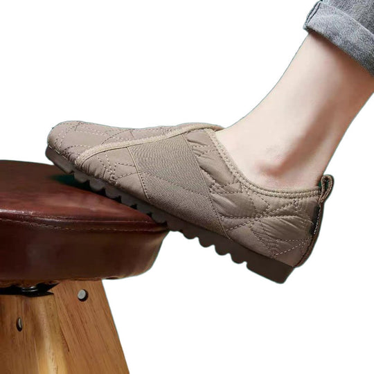 Damen Komfortable Freizeit-Slipper mit flexiblem Obermaterial EB