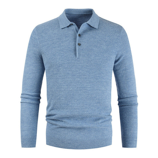Herren langärmliges Poloshirt EB