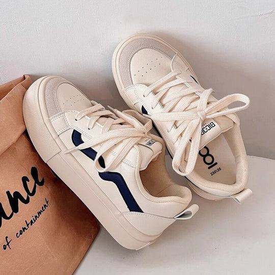 Damen Sportliche Sneaker mit modischem Design und dämpfender Sohle EB