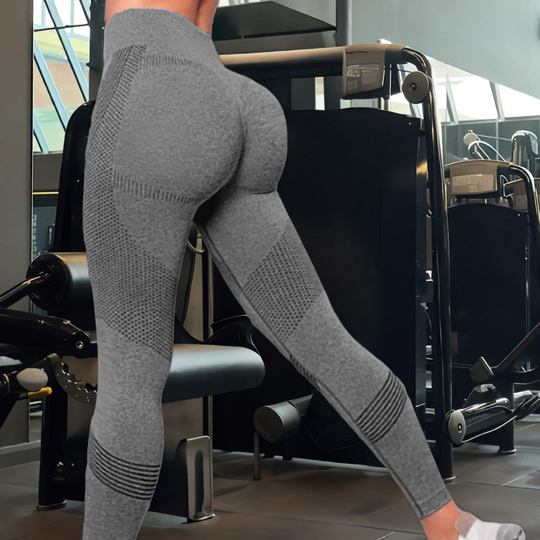 Damen Sportliche Leggings mit hoher Taille EB
