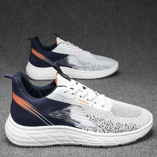 Damen Sportliche Sneaker mit atmungsaktiver Mesh-Oberfläche und rutschfester Sohle EB