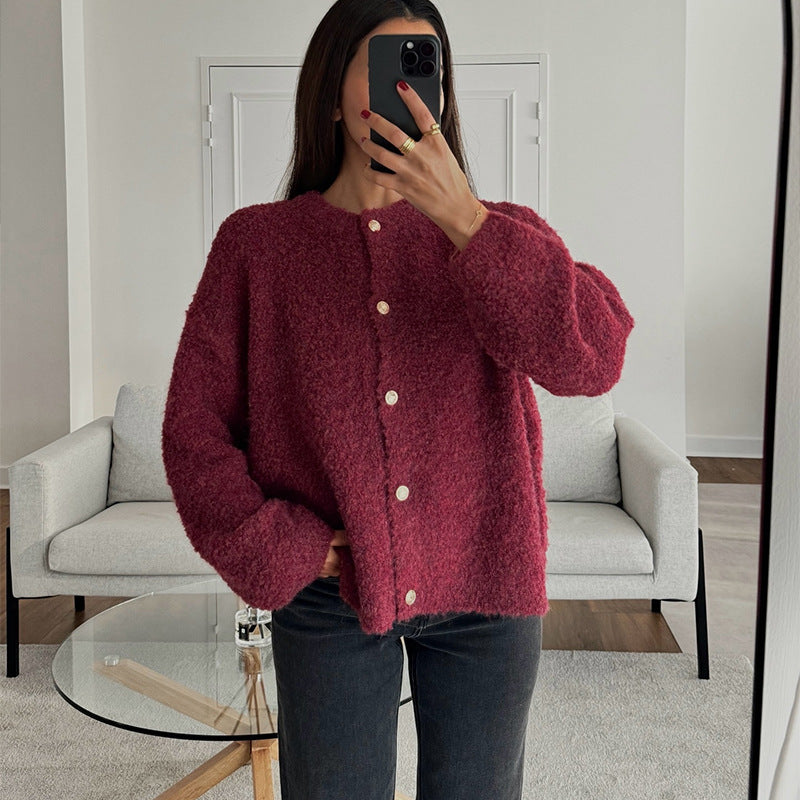 Damen Kuschelige Strickjacke im Oversized-Style EB